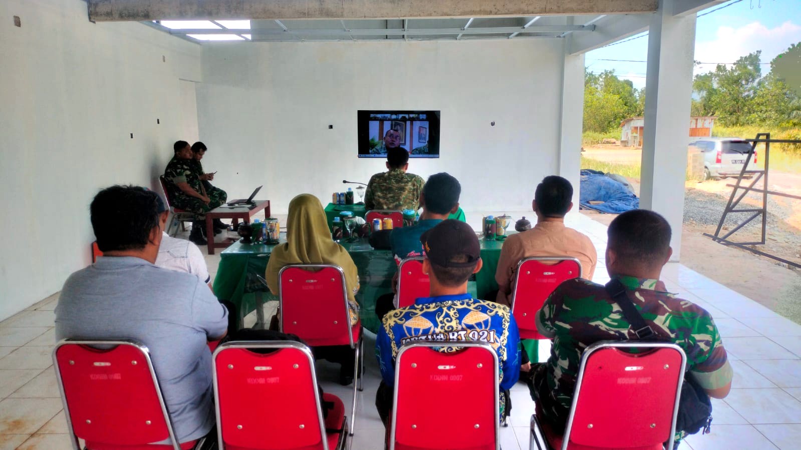 Lanjutan Evaluasi Percepatan Pembangunan KDKMP Melalui Daring Pimpinan Wakil Panglima TNI